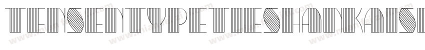 TensentypeTieShanKaiShuF Regular字体转换